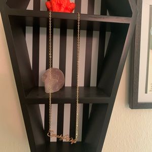 Spooky Wife Gold Necklace 🖤